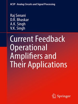 cover image of Current Feedback Operational Amplifiers and Their Applications